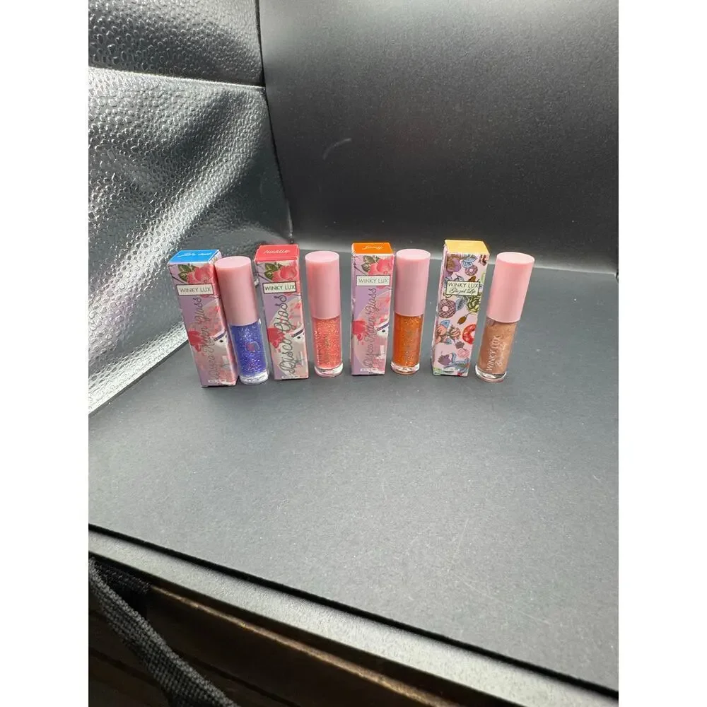 NIB Set of 4 Winky Lux Lip Gloss Minis
